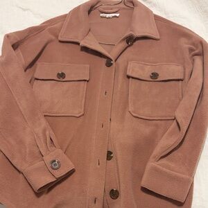 Brown Button-Up Jacket